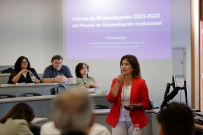 La profesora Verónica Cornejo destacó que con esta trayectoria de autoevaluación institucional “hemos ido instalando una cultura".